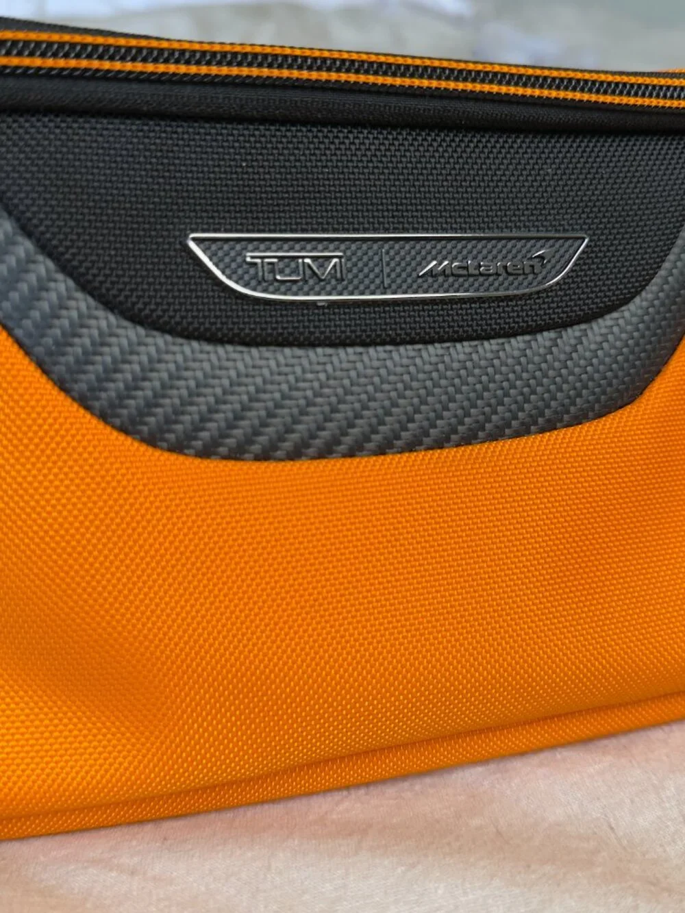 TUMI x McLaren Remex Accessory Kit / Dopp Kit – Papaya Orange – Monaco Formula 1
